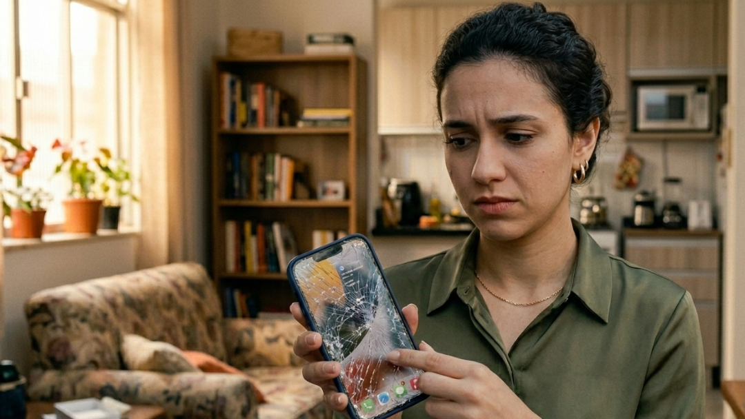 trocar o vidro de iPhone